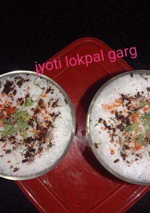 A picture of Masala lassi.