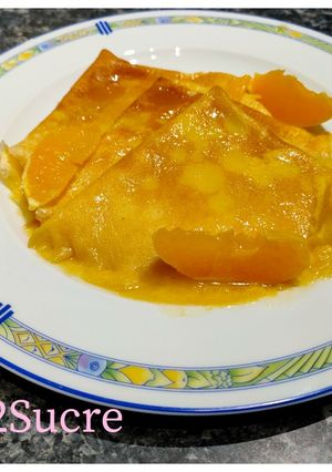 A picture of Crêpes Suzette.
