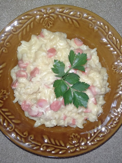 Foto resep Mac n cheese n sausage