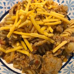 A picture of One Pot Ground Turkey 🦃 Rotini.