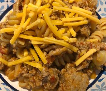 Fresh, Serving Recipe One Pot Ground Turkey  Rotini Very Delicious