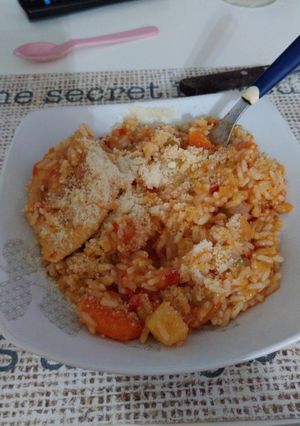 Una foto de Guiso de arroz