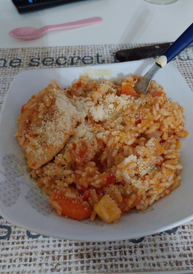 Una foto de Guiso de arroz