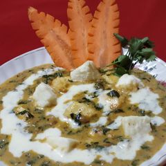 A picture of Meethi Malai Paneer.