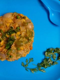 A picture of Veggie oats masala.