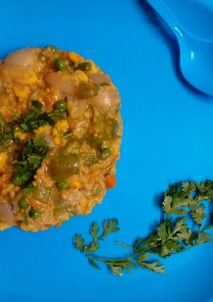 A picture of Veggie oats masala.