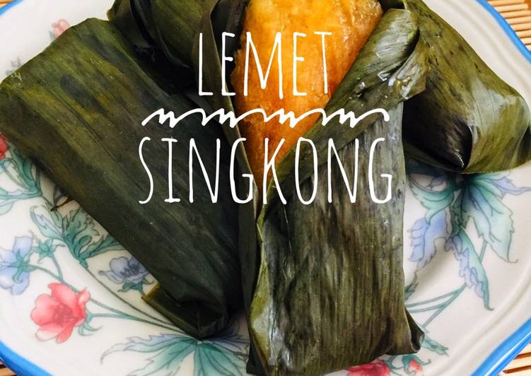 Cara menyiapkan Lemet/ Timus Singkong  yang Lezat