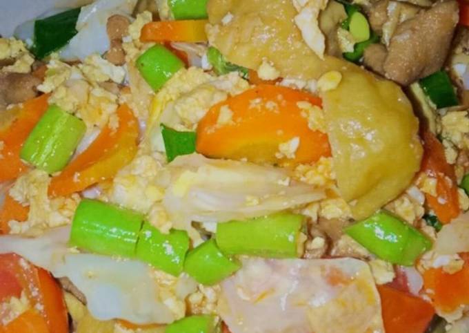 Resep Capcay goreng praktis yang Enak