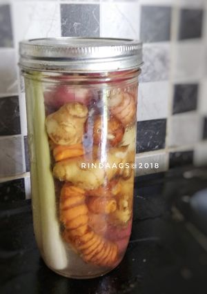 Foto resep TIPS menyimpan jahe kunyit lengkuas serai awet berbulan2