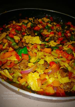 A picture of Fried Rice Vegetables.