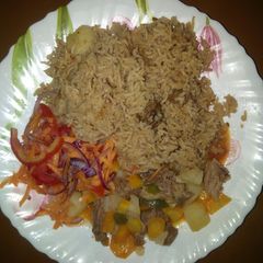 A picture of #Pilau Contest &Beef Stew.