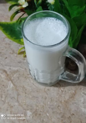 A picture of Namkeen lassi.