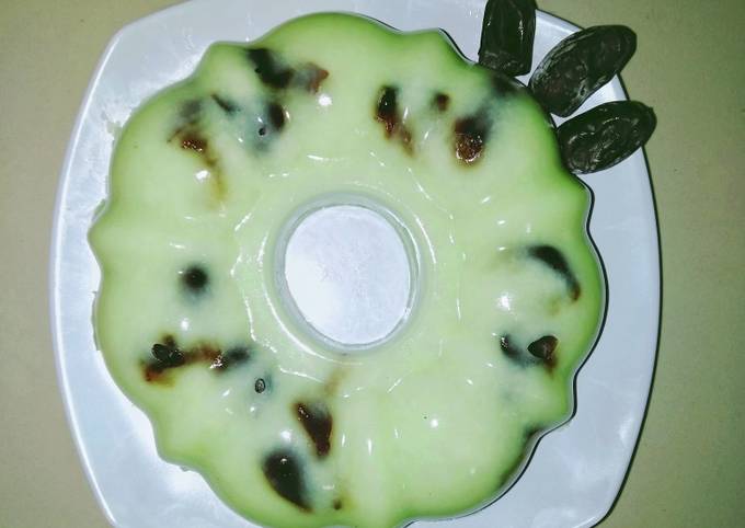 66. Puding Roti Tawar Susu Kurma