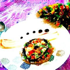 Veg wheat flour pancake A picture of Veg wheat flour pancake.