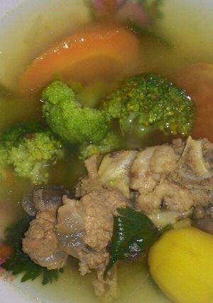 Foto resep Sup cemplung tulang #anti ribet