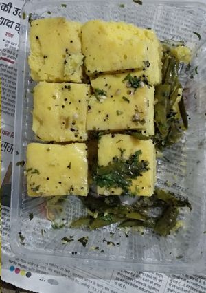 A picture of Dhokla.