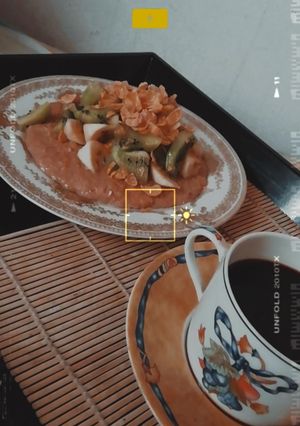 Una foto de Avena con frutas, desayuno súper natural