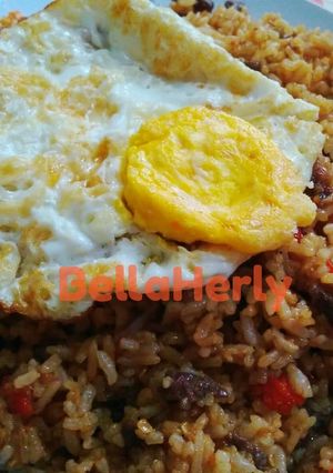 Foto resep Nasi Goreng Daging Pedas Simpel #BikinRamadanBerkesan