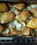 Pollo al horno con patatas