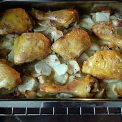 Una foto de Pollo al horno con patatas