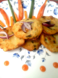 A picture of Potato pancakes.