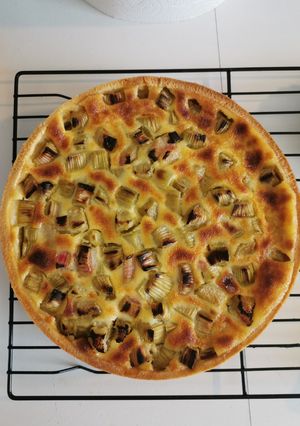 Une photo de Tarte Rhubarbe