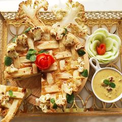 A picture of Awadhi Gobhi Quiche/Pie.