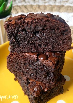 Foto resep Chewy Shiny Crust Brownies