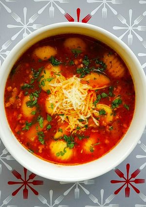Paradicsomos gnocchi leves darált hússal👌 recept fotója