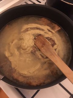 Mustáros gombás karaj #kihívás recept fotója