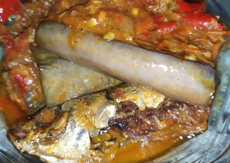 Resep 5. Ikan layang + terong cabe ijo Jadi, Bikin Ngiler