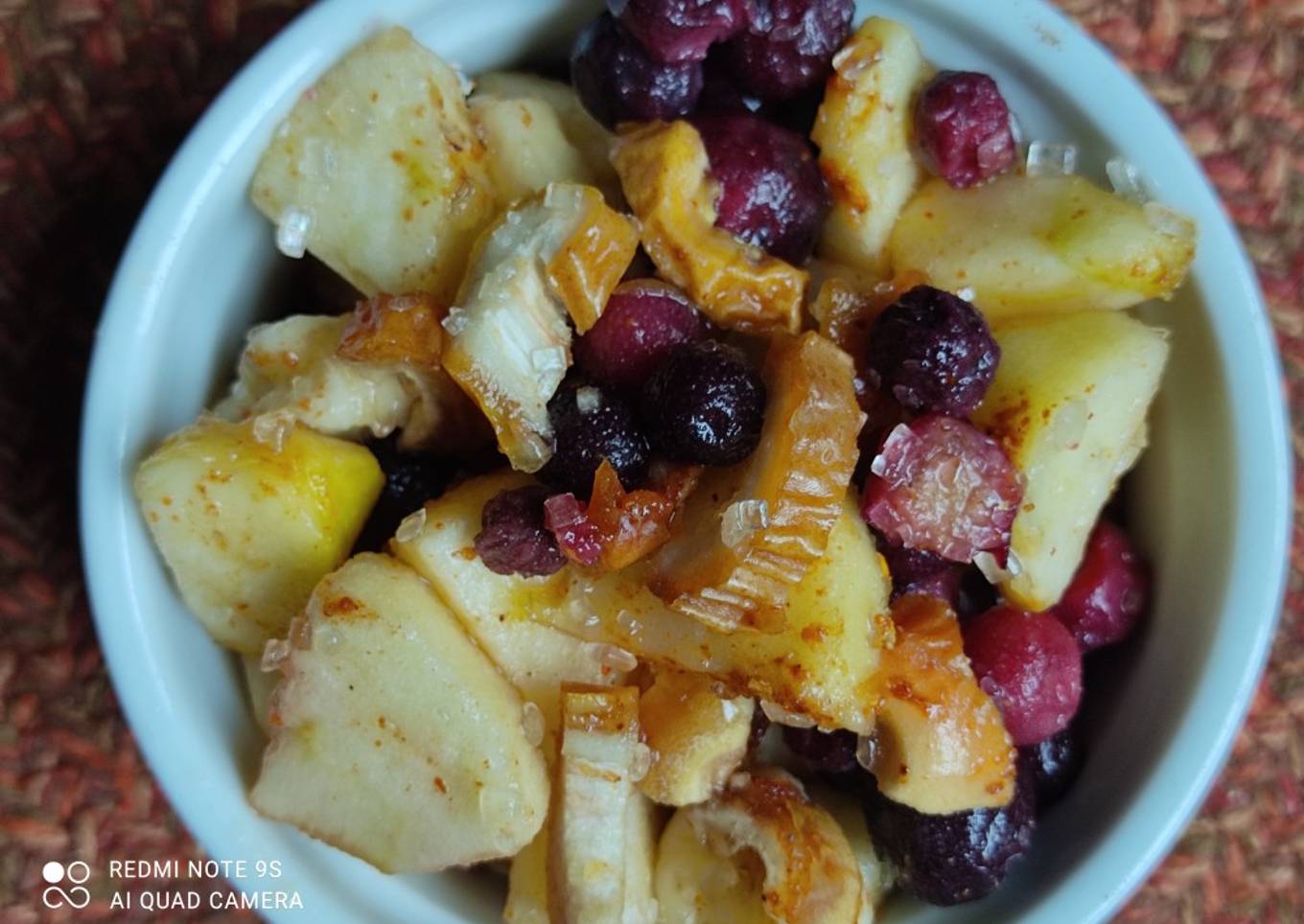 Tri color fruit chat