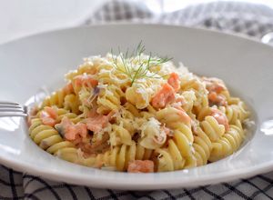 Foto principal de Pasta con Salmón ahumado y Nata |DarixLab