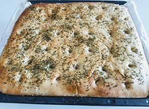 Foto resep Focaccia Hibrid Sourdough Discard Bread