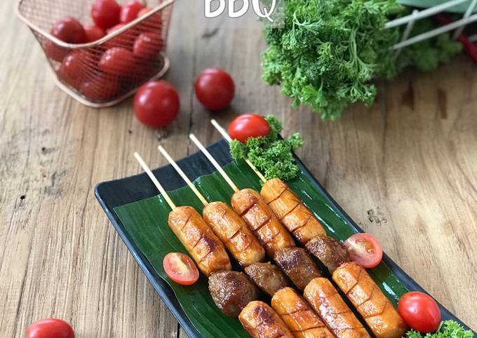 Sate Sosis Baso BBQ