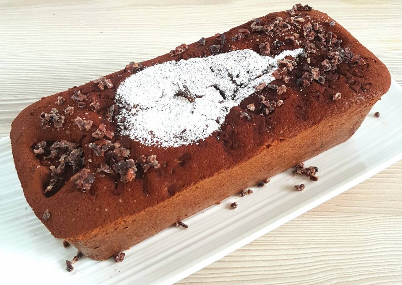 Le Cake Poire Chocolat