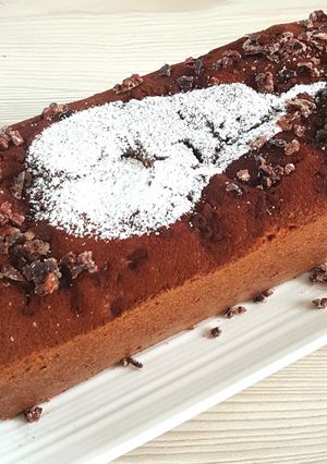 Une photo de Le Cake Poire Chocolat