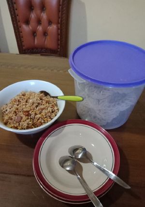 Foto resep Nasi goreng sosis daging sapi
