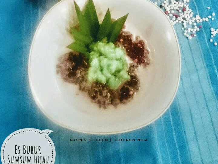 Bagaimana Membuat Es Bubur Sumsum Hijau Bahan Sederhana