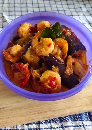 Foto resep Balado terong udang