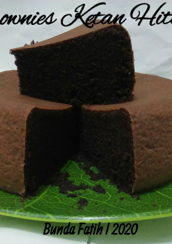 Foto resep Brownies Ketan Hitam (Kukus/Panggang)