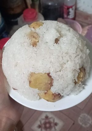 Hình của món Xôi hạt dẻ.