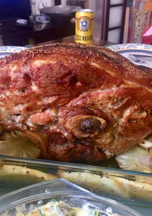 Foto de Pernil de porco suculento