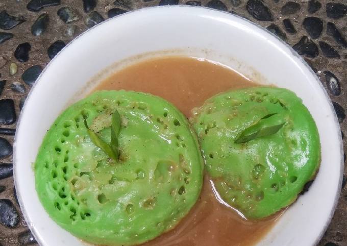 Resep Serabi Pandan Kuah Kinca Oleh Ira Zakiah Cookpad