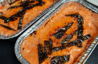 Anti Ribet, Memasak Salmon Mentai Butter Rice Instant Menu Enak Dan Mudah Dibuat