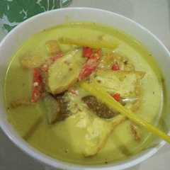 รูปของ Sayur lodeh tahu dan terong ungu