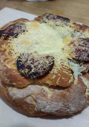 Una foto de Pizza de campo