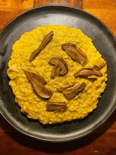 Foto di Risotto zucca, curry e porcini