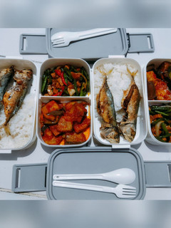 Foto resep Bekal terong balado, tumis kacang panjang tempe dan ikan kembung