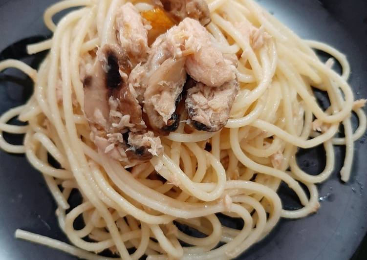 Cara Gampang Membuat Spaghetti Tuna Simple, Bisa Manjain Lidah